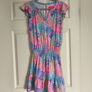Lilly Pulitzer Ravi Romper “Splash Dance” XXS